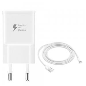 Snellader voor Samsung met 2 meter Type C kabel wit 1